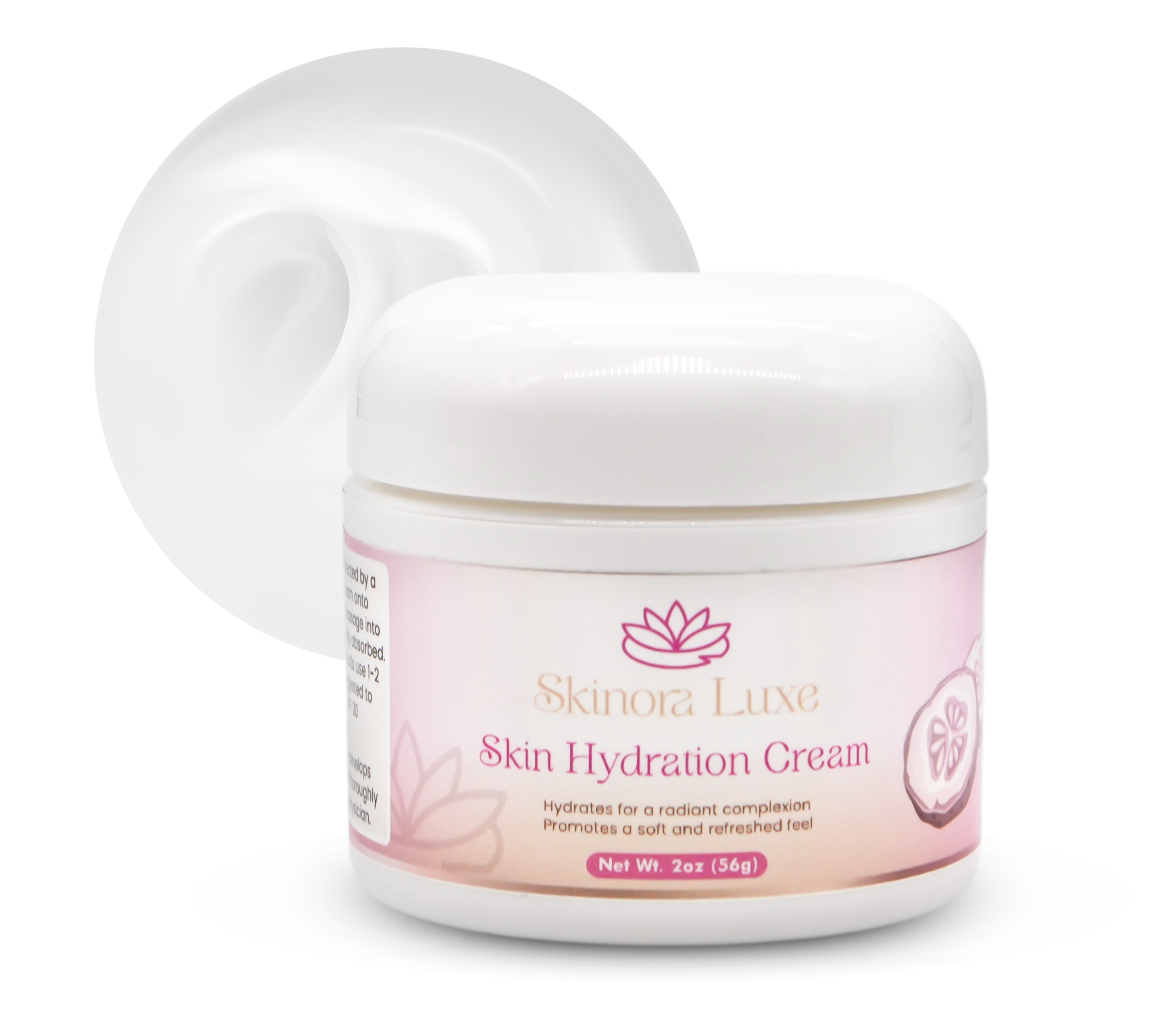 SKINORA LUXE Hyaluronic Acid Face Moisturizer – Lightweight Daily Cream for Dry & Mature Skin – Deep Hydration and Softness Enhancer – 2 oz Jar