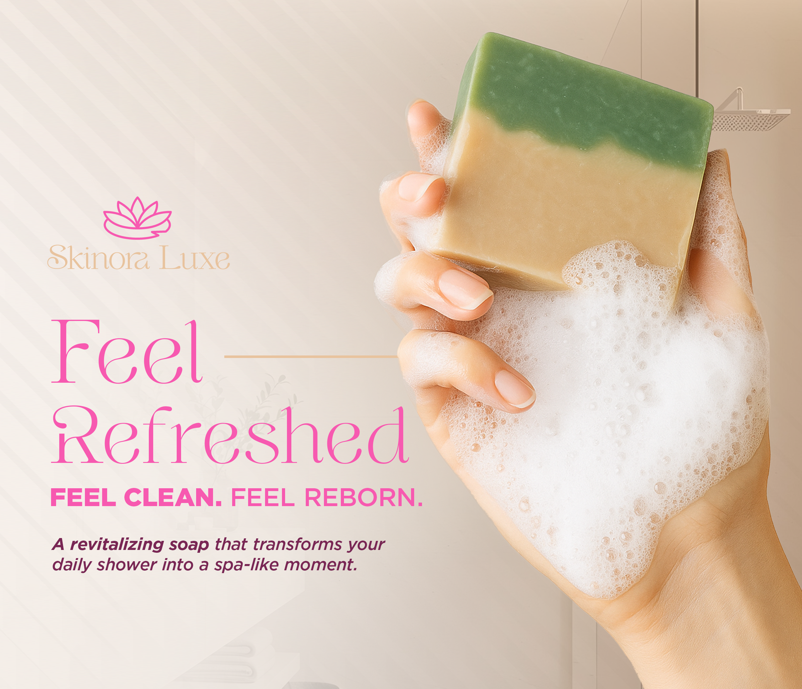 SKINORA LUXE Complete Glow & Care Collection — Brightening Face & Body Set with kojic acid soap, turmeric soap bar, facial moisturizer, dark spot serum, Hair Skin & Nails Gummies, and Dead Sea Mud Mask